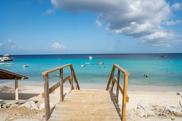 Fototapeta na wymiar St Michel Fishing Village Curacao