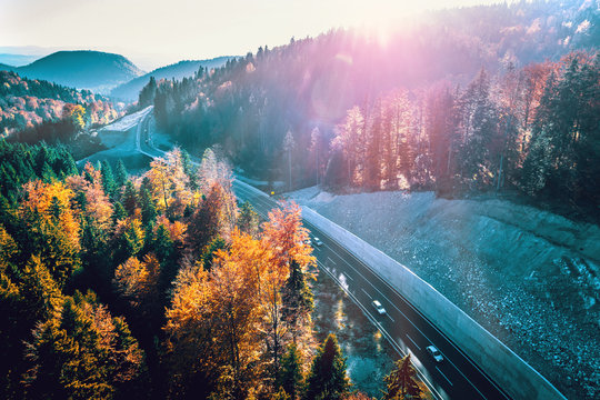 Mountain road between Sarajevo and Tuzla