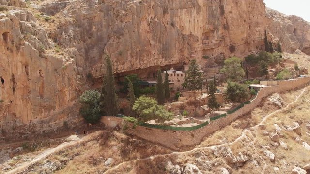 En Prat Nature Reserve. The Faran Monastery. Israel. Palestine.