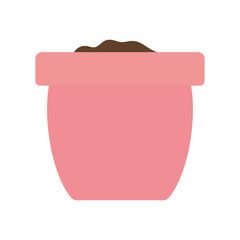 ceramic pot house decoration icon