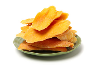 Mango. dry mango on the background