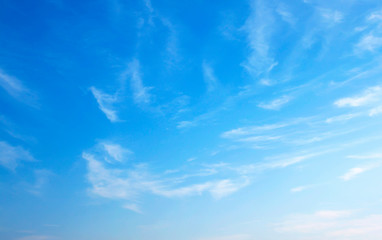 Naklejka na ściany i meble Panoramic sky on a sunny day.