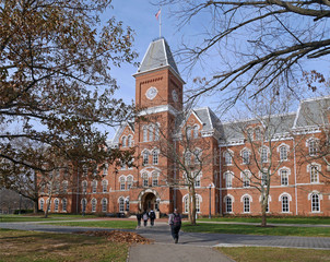 College building in fall - 280117023