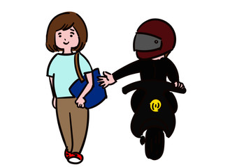 ひったくり＿バイク