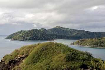 Fototapeta na wymiar d'île en île