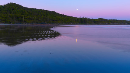 West Coast Beach Moonrise