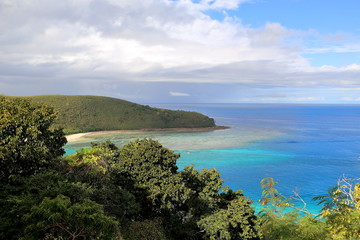 Bleu et vert ciel et terre
