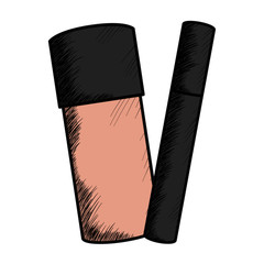 eyebrow pencil with bottle make up