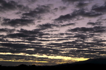 Sous un ciel matinal