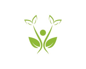 Healthy Life people medical Logo template vector