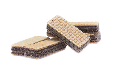 Wafers stick isolated on white background