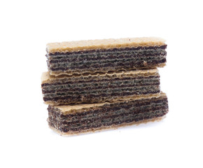 Wafers stick isolated on white background