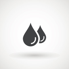 Drop Water, Splash Water Icon Rain Vector Logo Template Vector illustration.