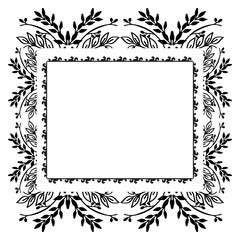 Floral background with flowers and leaves, design unique of cards. Vector