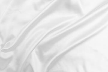 White satin fabric texture background