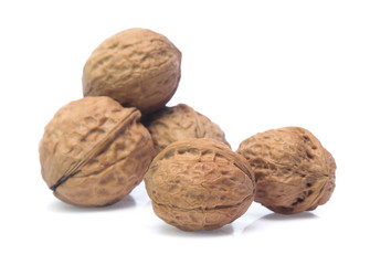 Walnut isolated on white background