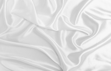 White satin fabric texture background