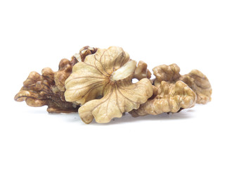 Walnut isolated on white background