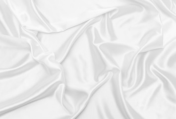 White satin fabric texture background