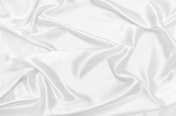 Obraz premium White satin fabric texture background