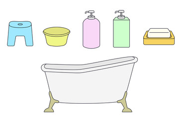 浴槽とお風呂グッズ