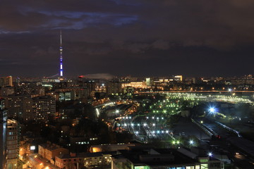 Obraz premium Poetry of rails. Rails of Leningrad railway station in Moscow