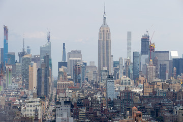 Fototapeta premium New York City Manhattan midtown buildings skyline