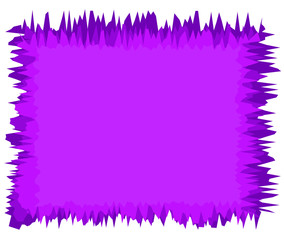 Purple pink abstract shape vector frame