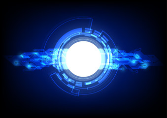 Abstract technology background. digital technology concept. vector illustration.