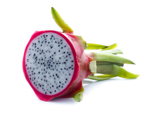 Dragon fruit isolated on white background