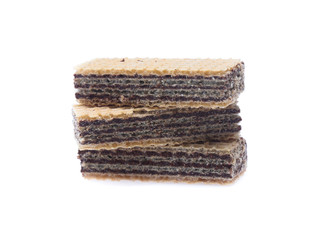 Wafers stick isolated on white background