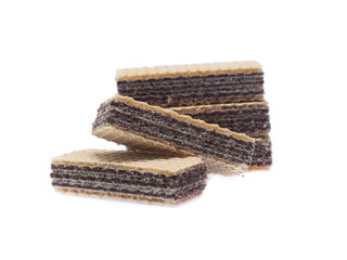 Wafers stick isolated on white background