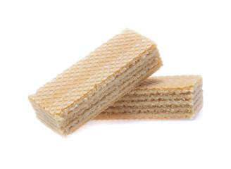 Wafers stick isolated on white background