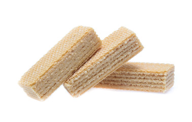 Wafers stick isolated on white background