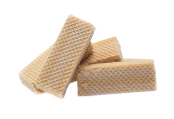 Wafers stick isolated on white background