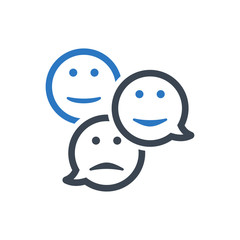 Emoticon expression icon
