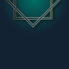 Eid Al Adha Mubarak greeting card with Islamic ornaments. Vector