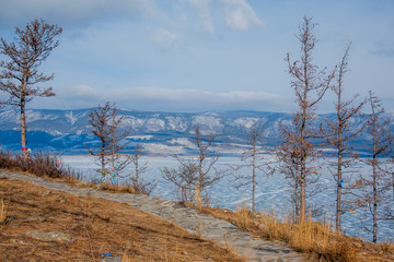 Holy place of the Baikal lake