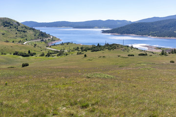 Landscape with Belmeken Dam, Rila mountain, Bulgaria