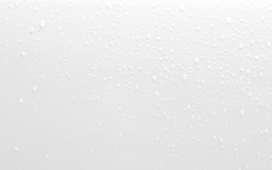 water drop on white surface as background