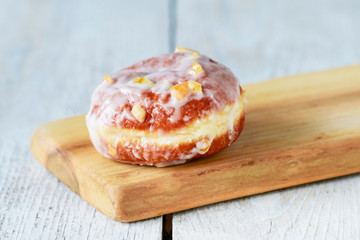 Fat Thursday celebration - traditional polish donuts filled with marmalade.