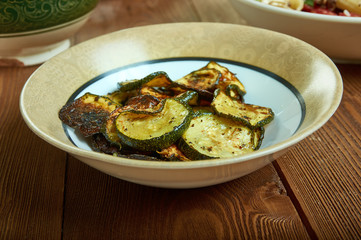 Cool Ranch Zucchini Chips