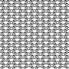 Abstract seamless pattern. Repeating geometric tiles. Vector monochrome background.
