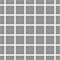 Fototapeta premium Abstract seamless pattern of dotted squares.