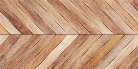 Seamless wood parquet texture horizontal chevron light brown