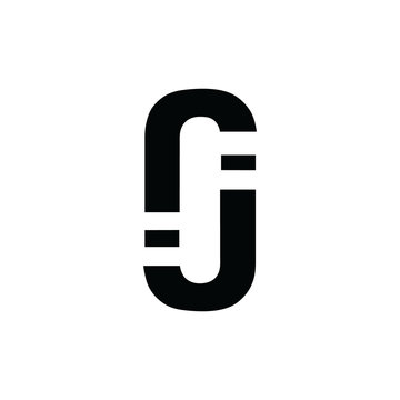 recommend clip art: initial letter rj logo vector