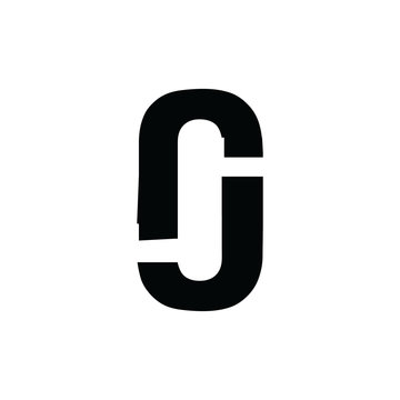 recommend clip art: initial letter rj logo vector