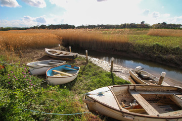 Cley next the sea, nature reserve marshes - Norfolk 