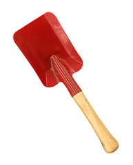 garden shovel tool isolated on white background