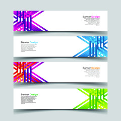 Fototapeta premium Vector Abstract design banner web template